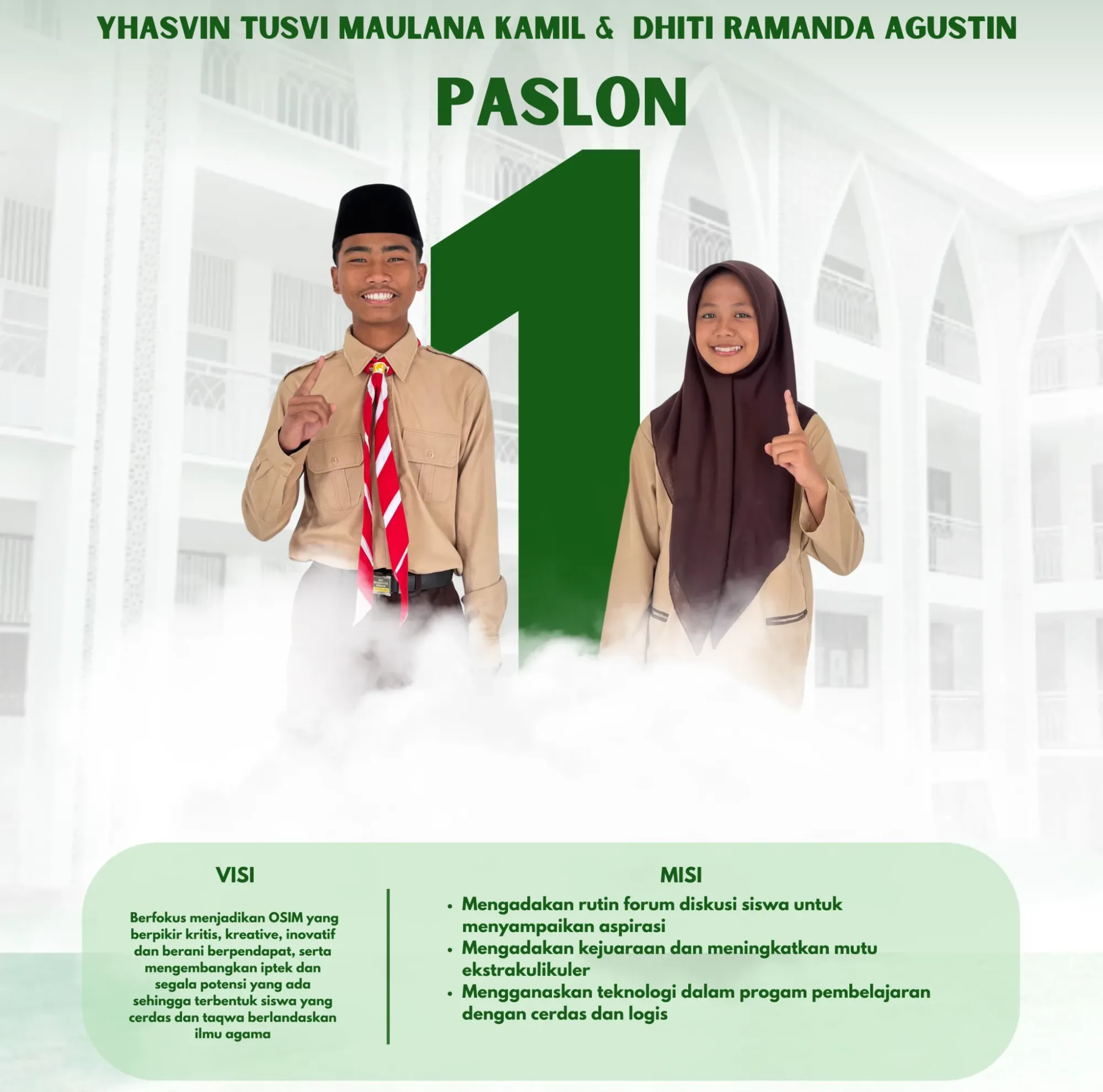 DI TETAPKAN PASANGAN CALON